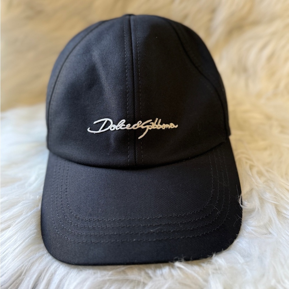 DOLCE & GABBANA Black Baseball Cap
